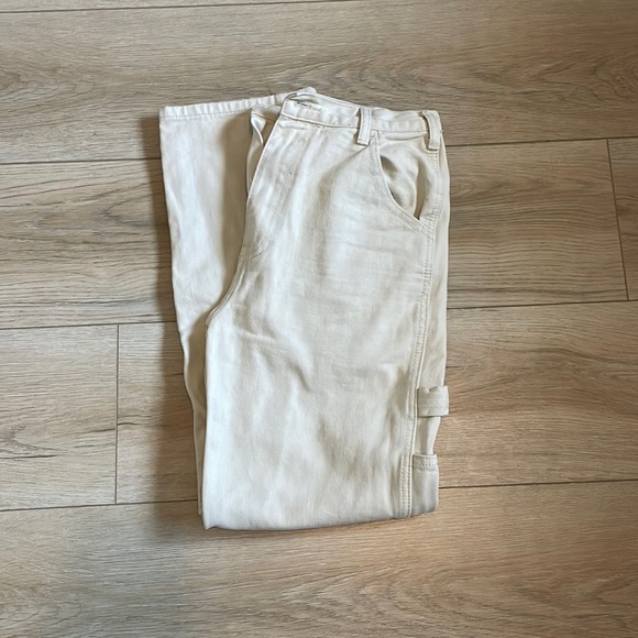 Brandy Melville Pants - john galt cream cargo pants